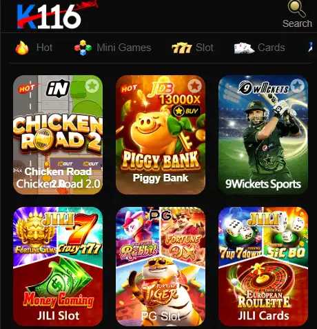 K116 Game APK Download